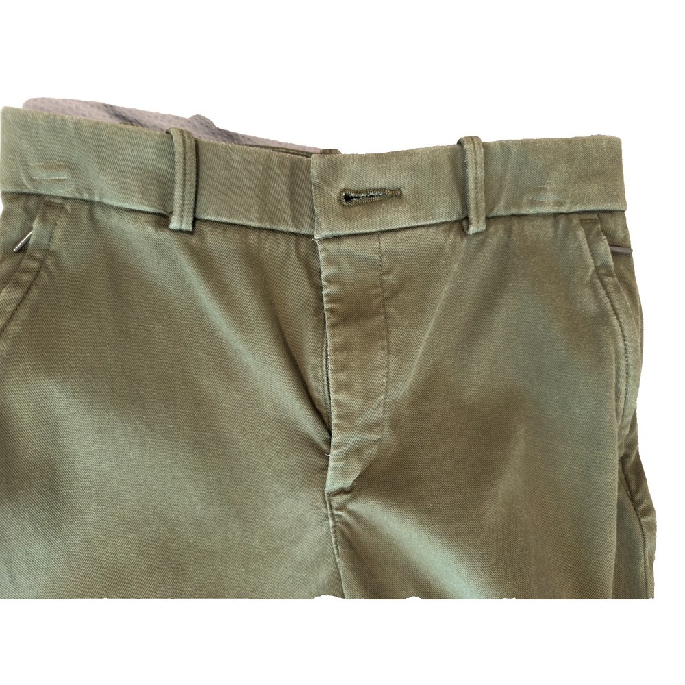 SPANX Straight Leg Twill Pant Women's Small Petite Green - Picture 6 of 10